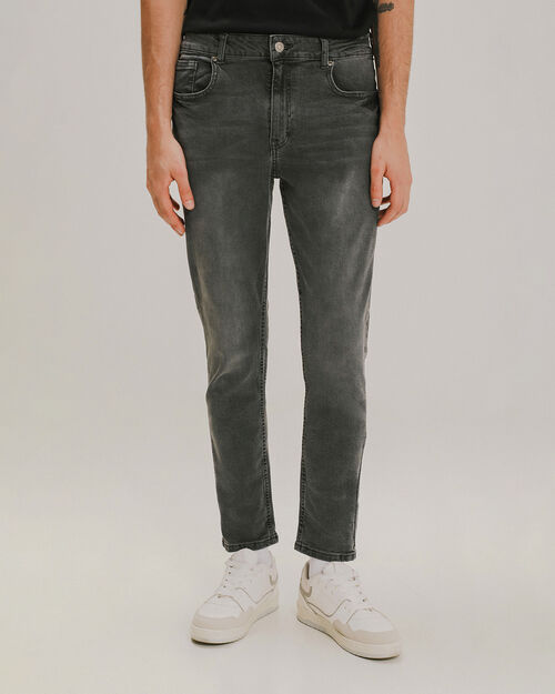 Jeans Skinny Gris